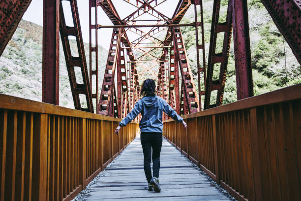 istock Fitness woman on bridge 1016909654