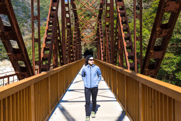 istock Fitness woman on bridge 1016909782