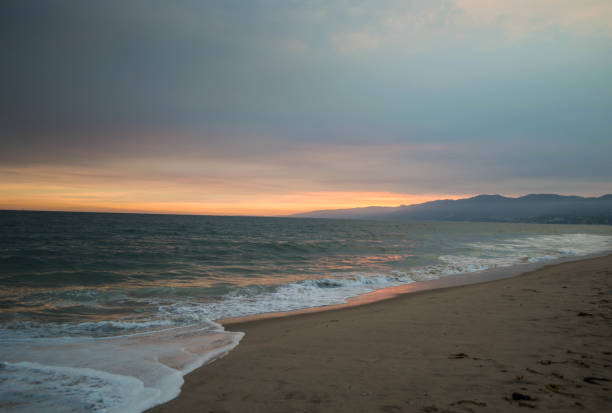 istock Santa Monica Beach at sunset in summer 1016909926