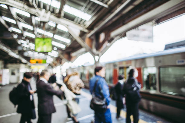 Blurred image of the station