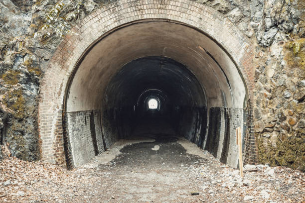 istock Old Japanese tunnel 1016912258