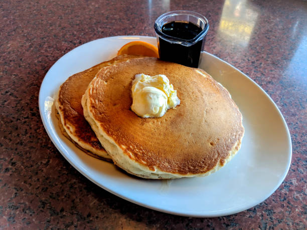istock Pancakes with Butter and Syrup 1016912450