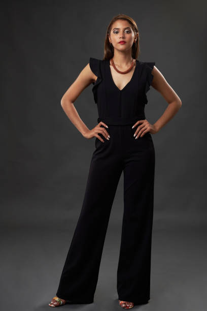 istock Fashionable woman with hands on hip 1016953072