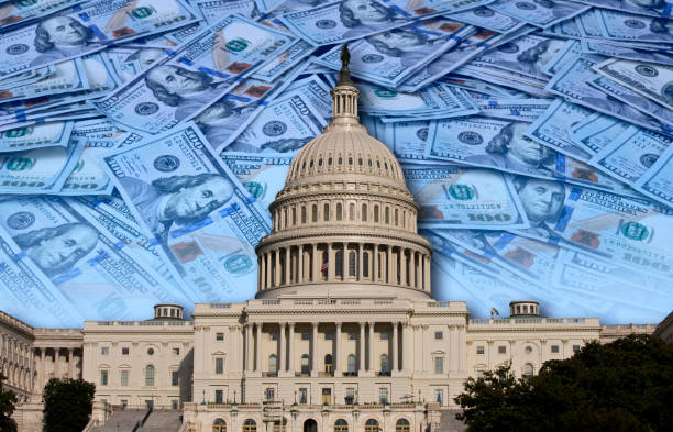 Money and our goverment. Congress spending and wasting your money. the franklin institute stock pictures, royalty-free photos & images