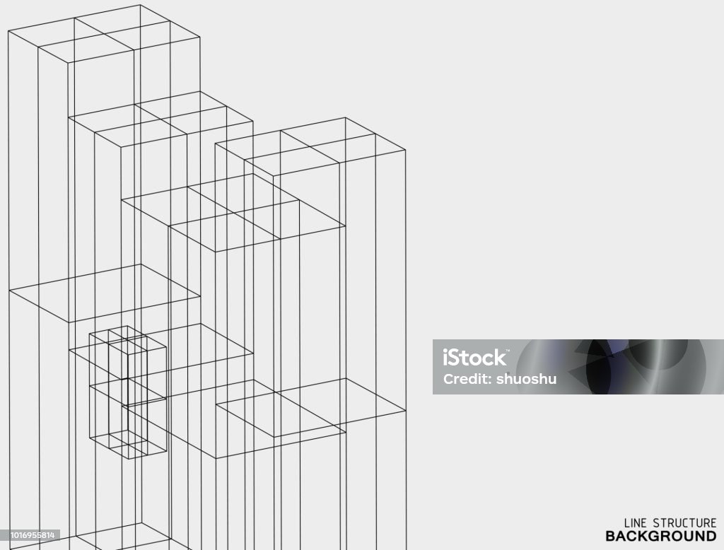 Line Structure Pattern Line Structure Pattern Background Stock Illustration - Download Image ...