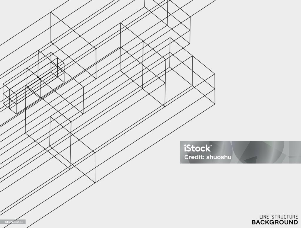 Typical Line Structures Line Structure Pattern Background Stock Illustration - Download Image ...