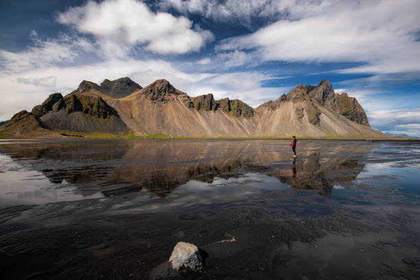 istock Vestrahorn Stockknes mountain range ,Batman Mountain 1017016046