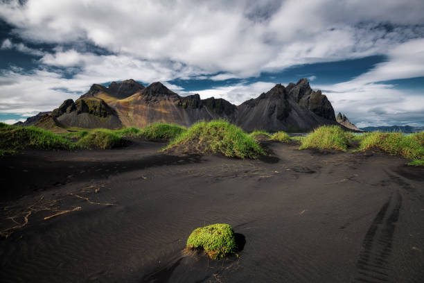 istock Vestrahorn Stockknes mountain range ,Batman Mountain 1017018254