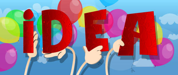 istock Diverse hands holding letters of the alphabet created the word Idea. 1017038236