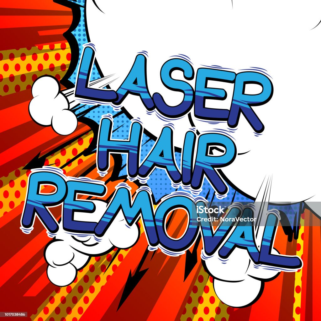 Laser Hair Removal Comic Book Style Phrase Stock Illustration - Download  Image Now - Abstract, Armpit, Beauty - iStock