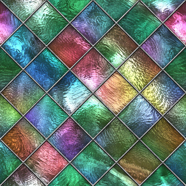 istock Stained glass seamless texture for windows 1017048734