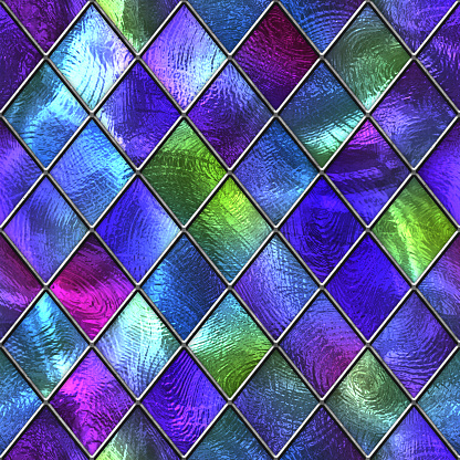 Colored glass, , 3d illustration