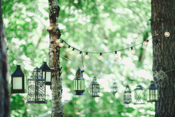 istock Outdoor Party Lights Decoration 1017051586