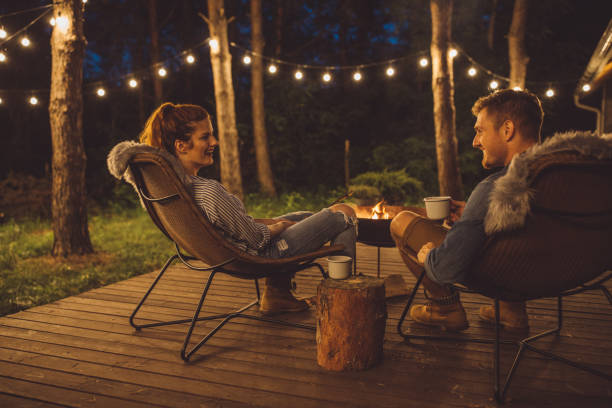 Couple on porch