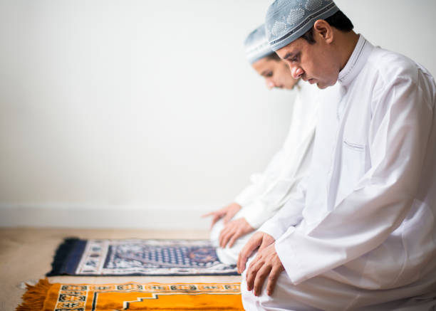 istock Muslim praying in Tashahhud posture 1017076916