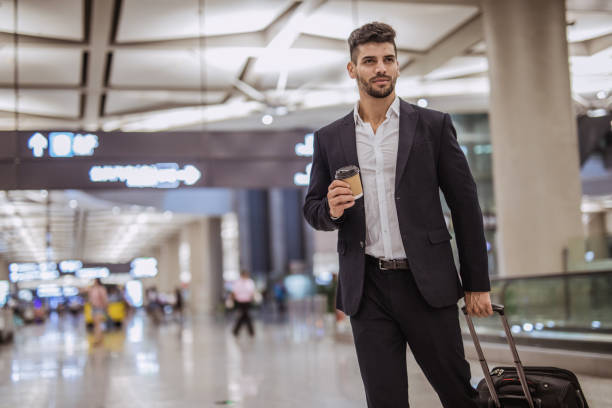 istock Handsome young man on a business trip 1017079842