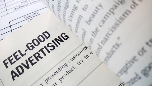 istock Feel good advertising word on the book 1017089916
