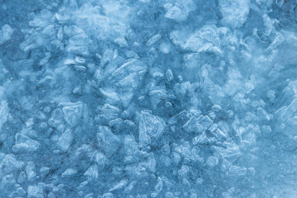 istock Texture of the ice surface. Winter background 1017097858