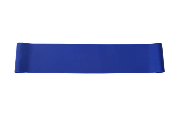 istock Close-up isolated green sport strap for stretching 1017125084
