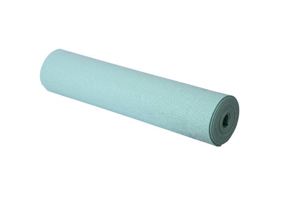 istock turquoise yoga mat on a white background 1017125242