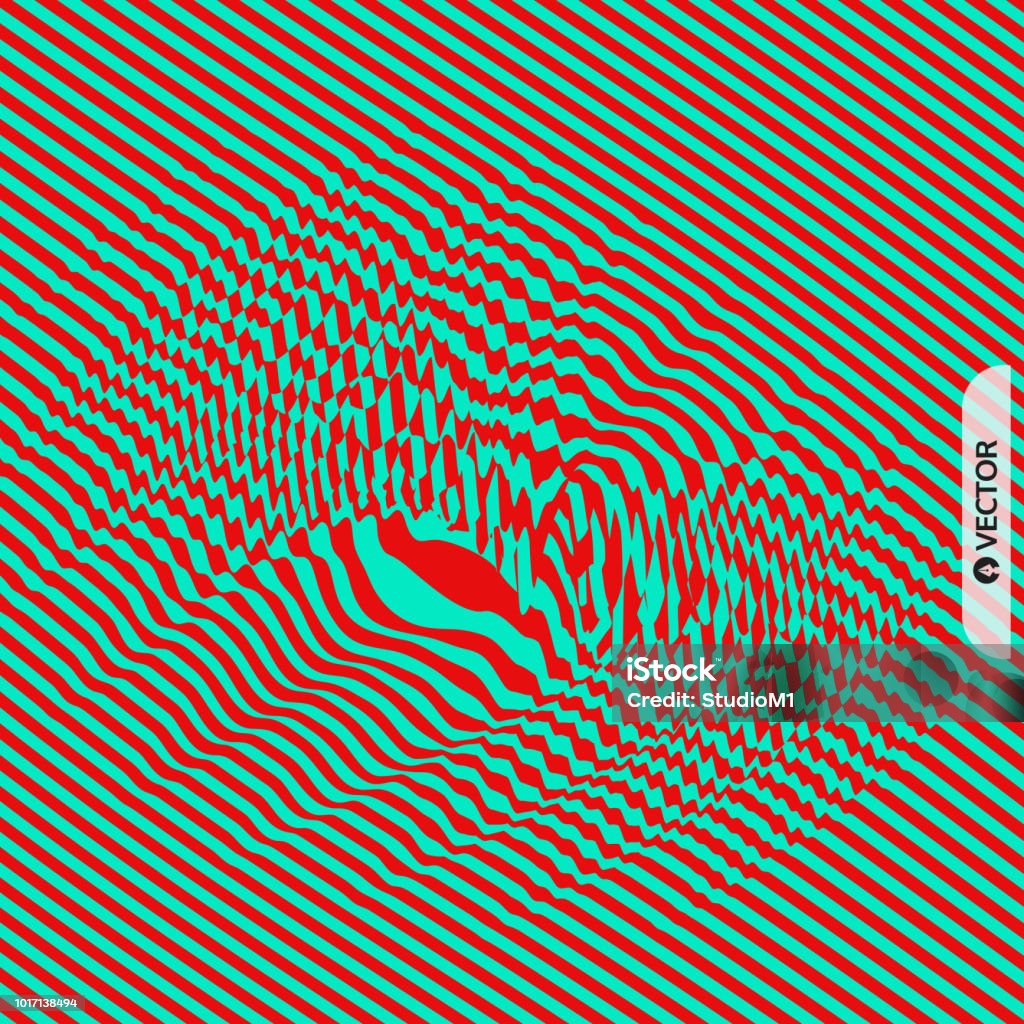 Bug Distorted View Glitch Abstract Background Distortion Effect Bug And Error Optical Art ...
