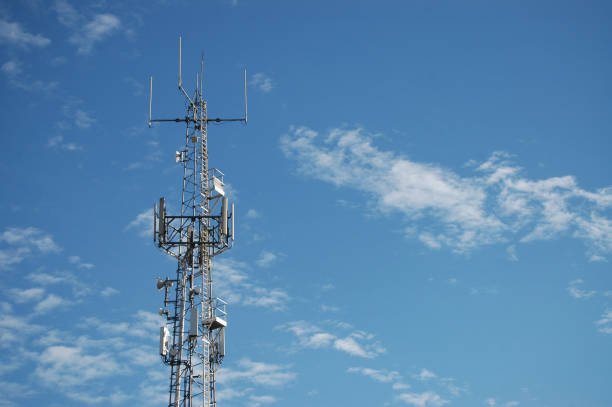 Telecommunications Mast stock photo
