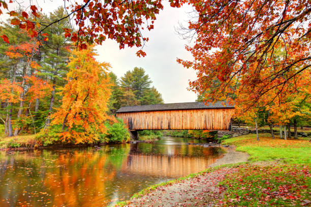 istock Corbin Covered Bridge in New Hampshire 1017166418