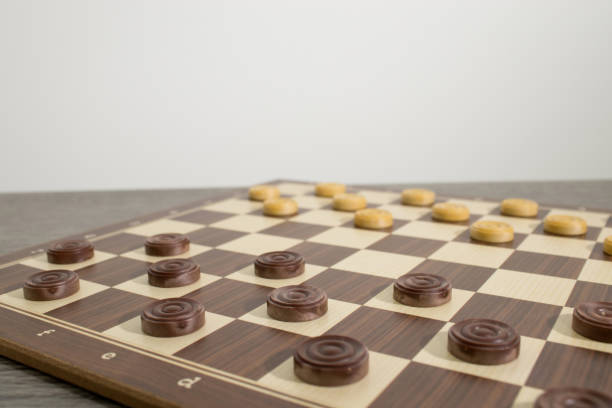 istock Wood complete set of a strategy game with pawns composition 1017174444