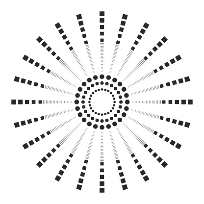 Point Drawing Design Elements Vector Design Elements Points Lines Curved Stock Illustration ...