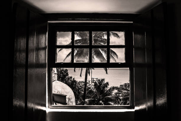 Black and White view in Salvador, Bahia.