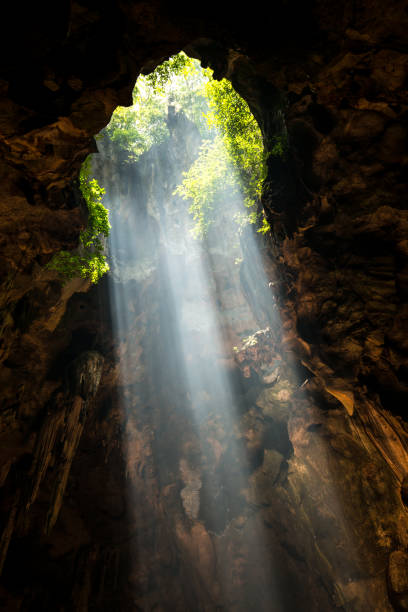 istock Beam from the hold of cave 1017187106