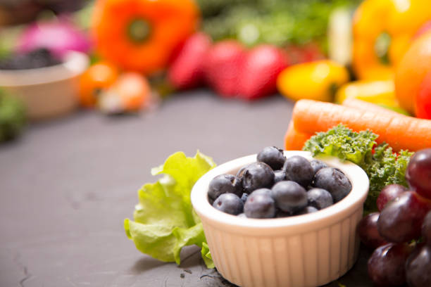 istock Healthy fruits and vegetables. 1017197158