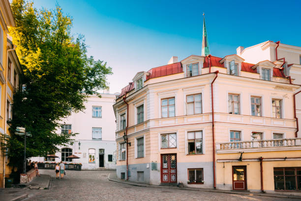 istock Tallinn, Estonia. Streets And Old Town Architecture 1017208010