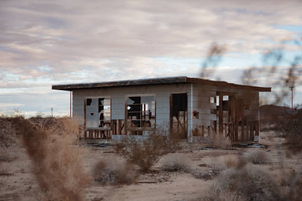 home ruins in desert