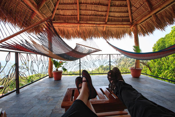 A couple lounges in Manuel Antonio