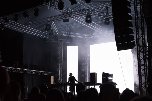 istock Dj playing music on the stage 1017226096