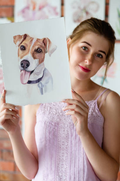 istock art paint course draw class leisure jack russell 1017240656