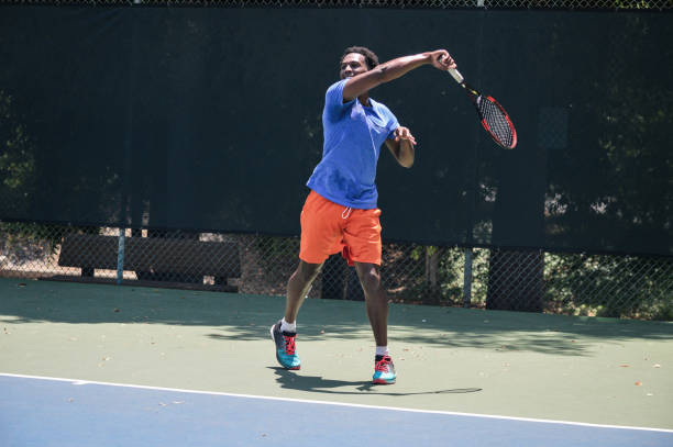 istock Playing Tennis in Summer 1017261504
