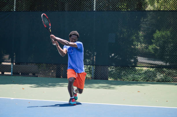 istock Playing Tennis in Summer 1017261506
