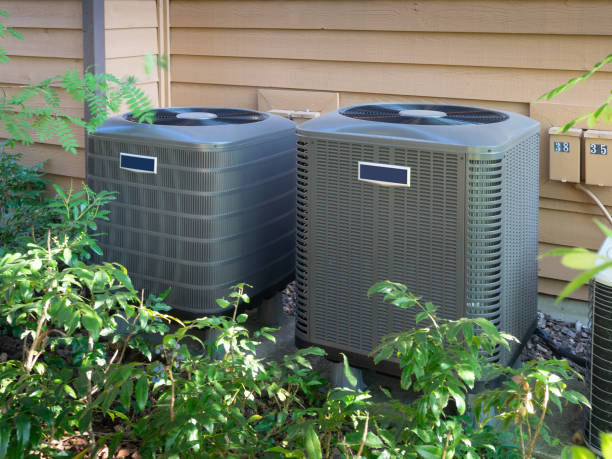 istock Air conditioning units outside an apartment complex 1017312392