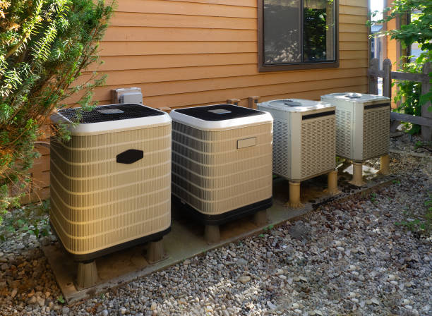 istock Air conditioning units outside an apartment complex 1017312418