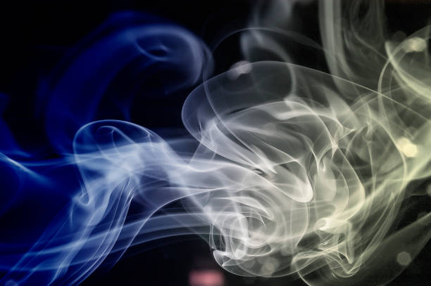 Color Smoke abstract stock photo