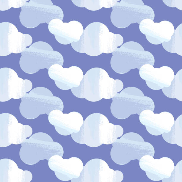 Clouds Pattern One Patterns1 Stock Photos, Pictures & Royalty-Free Images - iStock