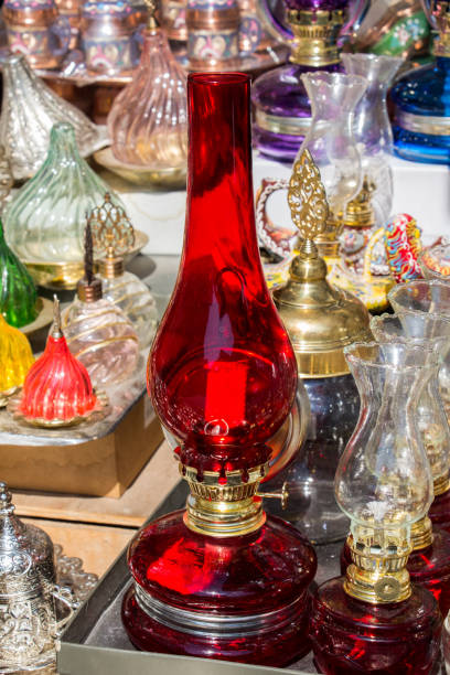 istock Old retro  styled lantern made of metal 1017343426