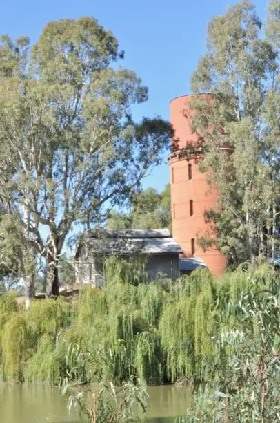 An old Mill along a branch of the Murray River.