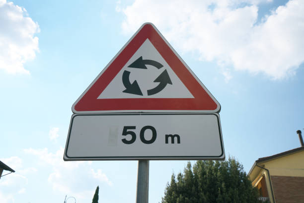Italian Limited Traffic Zone street sign in Trapani, Sicily