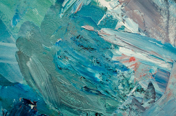 istock Texture mixed oil paints in different colors 1017408884