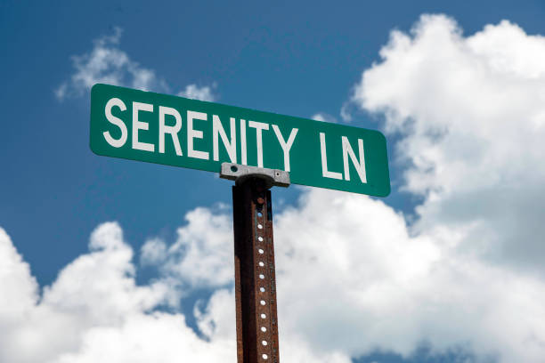 istock A Serenity Lane Street Sign 1017435618