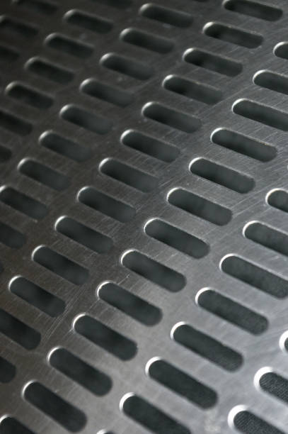 istock stainless steel grating with oblong holes 1017476086