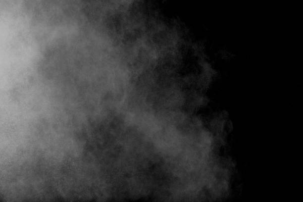 istock Abstract white powder explosion against black background. 1017507540